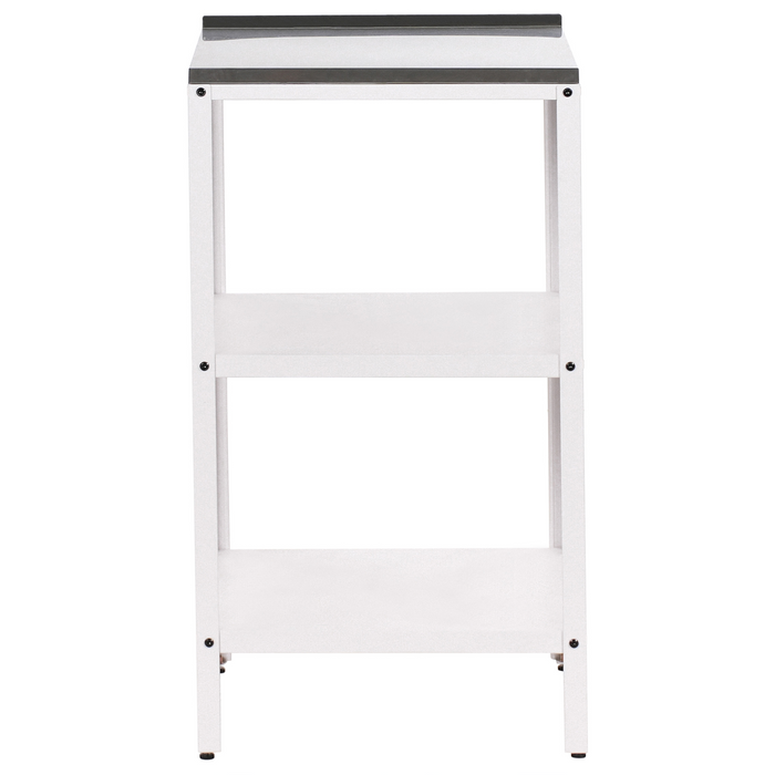 Beliani - VILAMA - Tuin keukenset 3-delig met spoelbak - Wit - RVS