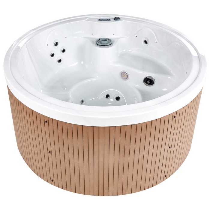 Beliani - MARFIL - Buiten hottub met LED - Wit - Acryl