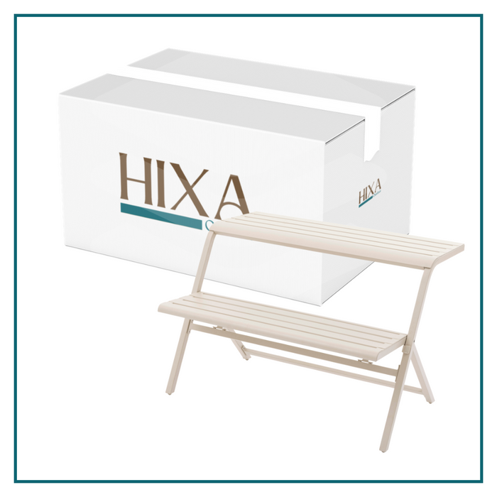 HESPERIDE HIXA Balkontafel Tuintafel Balkonbank halve Picknicktafel...