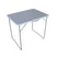 Orange85 Campingtafel Tuintafel inklapbaar Grijs 80x60x69 cm Metaal