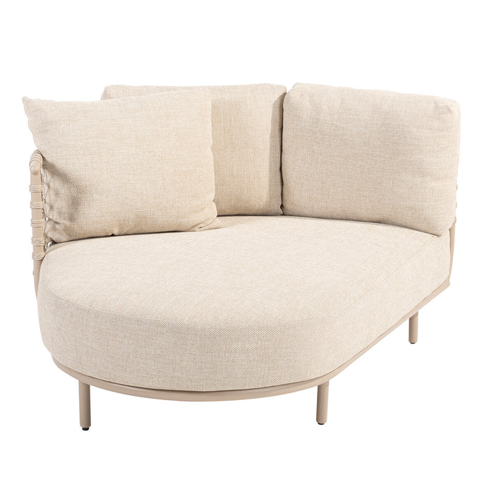 4 Seasons Outdoor Sardinia chaise longue - latte