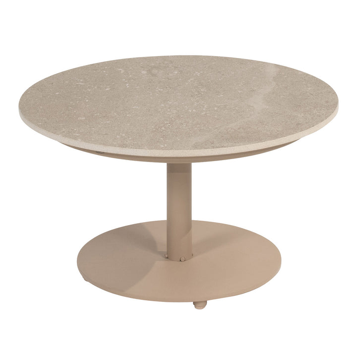 4 Seasons Outdoor Boaz koffietafel - latte|keramiek -  Ø60 cm.
