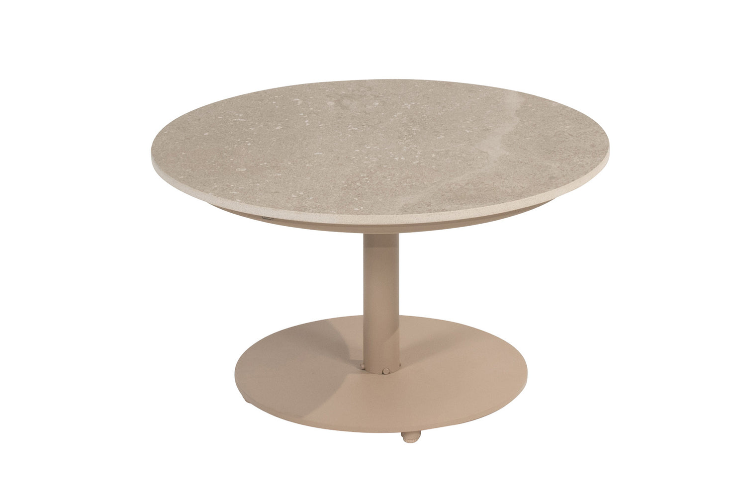 4 Seasons Outdoor Boaz koffietafel - latte|keramiek -  Ø60 cm.