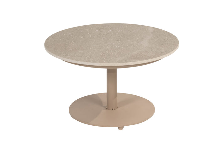 4 Seasons Outdoor Boaz koffietafel - latte|keramiek -  Ø60 cm.