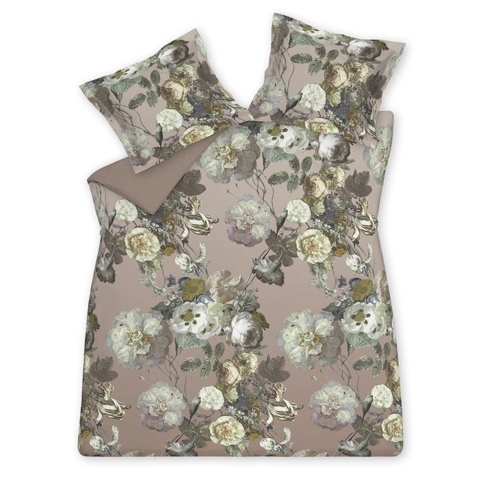 Dekbedovertrek Sleepy Sand | Beige | Bruin | Groen | Satijnkatoen