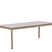 Domingo tafel - 230x100 cm - light teaklook -  Centostone Napoli sand