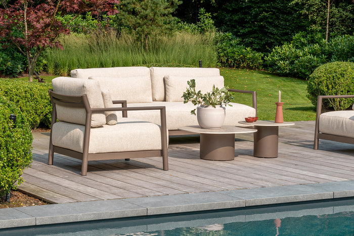 4 Seasons Salontafel Sofie Keramiek 70x80 cm. - zand|terre