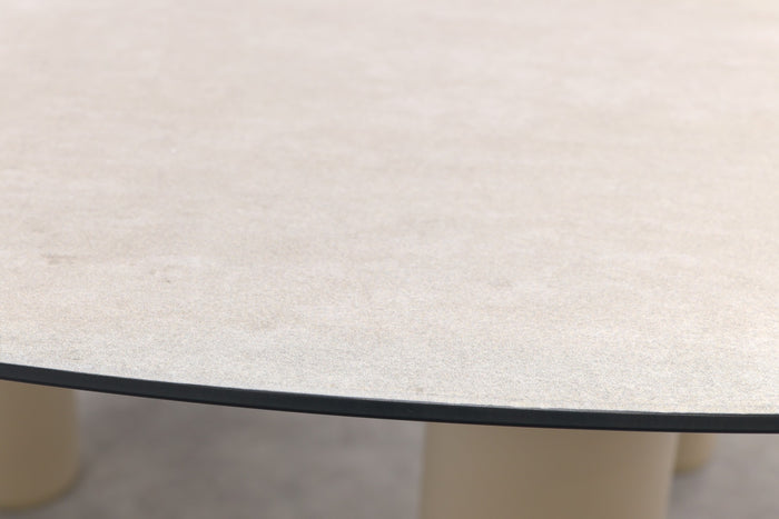 Taste Donato ronde dining tuintafel Ø160 cm. - Latte