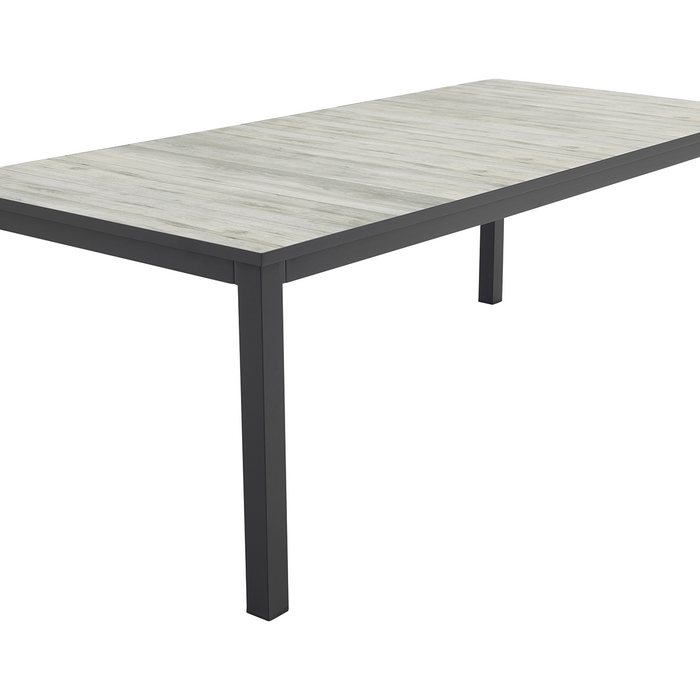 Hartman Comino dining tuintafel 223x105 cm. - Keramiek|Grijs