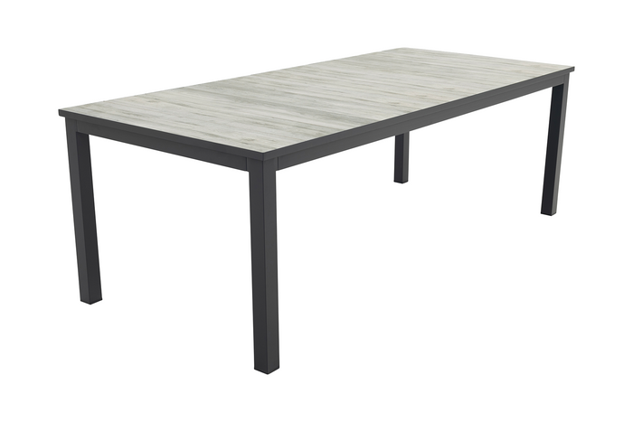 Hartman Comino dining tuintafel 223x105 cm. - Keramiek|Grijs