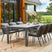 Hartman Comino dining tuintafel 223x105 cm. - Keramiek|Grijs