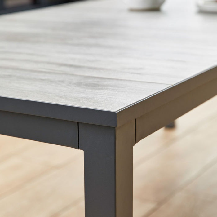 Hartman Comino dining tuintafel 223x105 cm. - Keramiek|Grijs