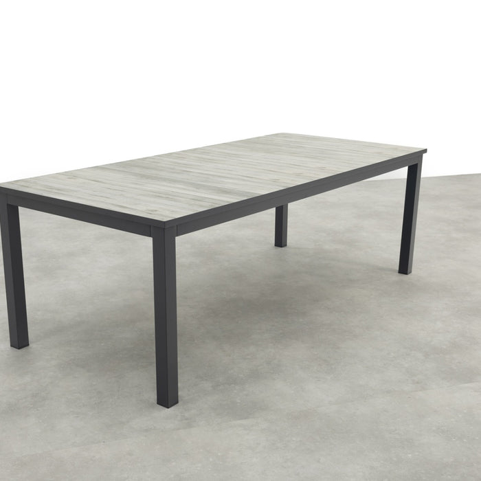 Hartman Comino dining tuintafel 223x105 cm. - Keramiek|Grijs