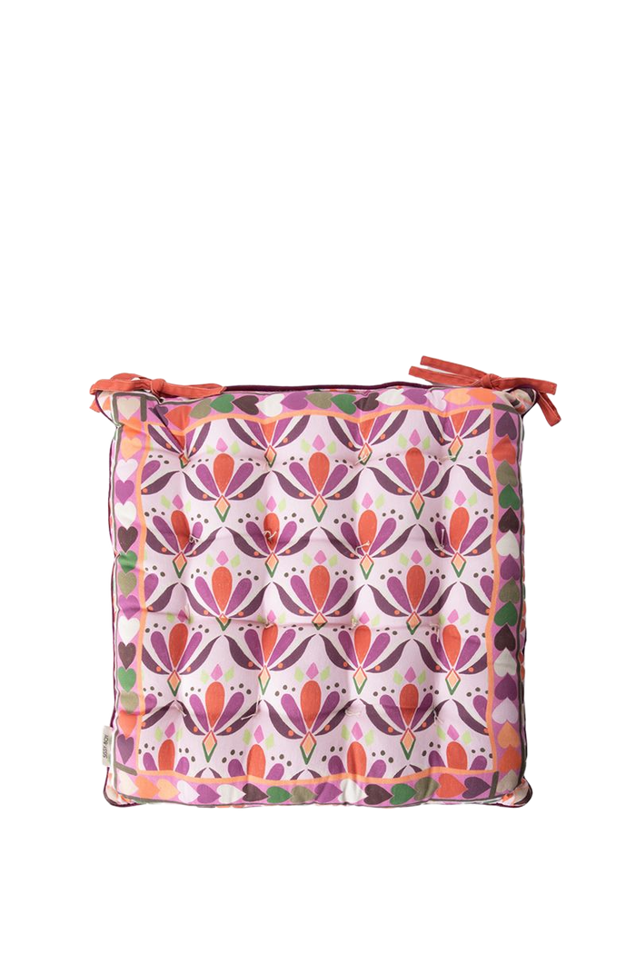 Sissy-Boy Roze tuinkussen met bloemenprint