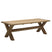 Colombia tafel - 240x100 cm - natural teakhout