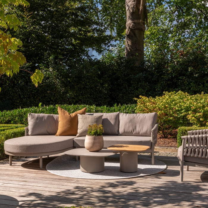 Taste by 4 Seasons Demi Salontafel set (2-delig) - Keramiek|teak - Latte