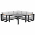 Garden Impressions Malakka lounge dining set 4-delig - light teak look