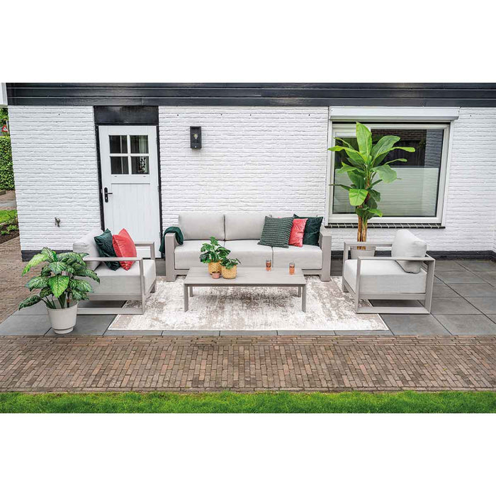 Garden Impressions Malakka loungeset 3-delig taupe