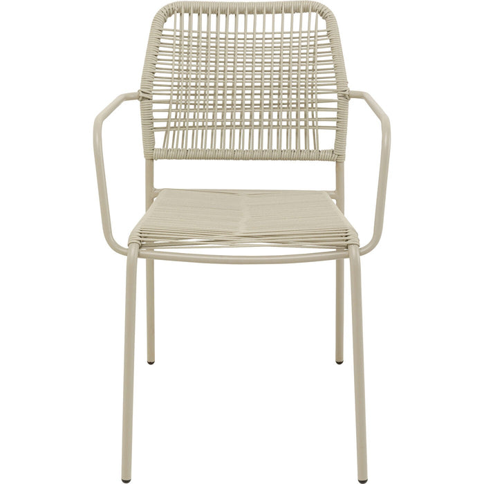 Kare Design Madagascar tuinstoel armleuningen - grijs