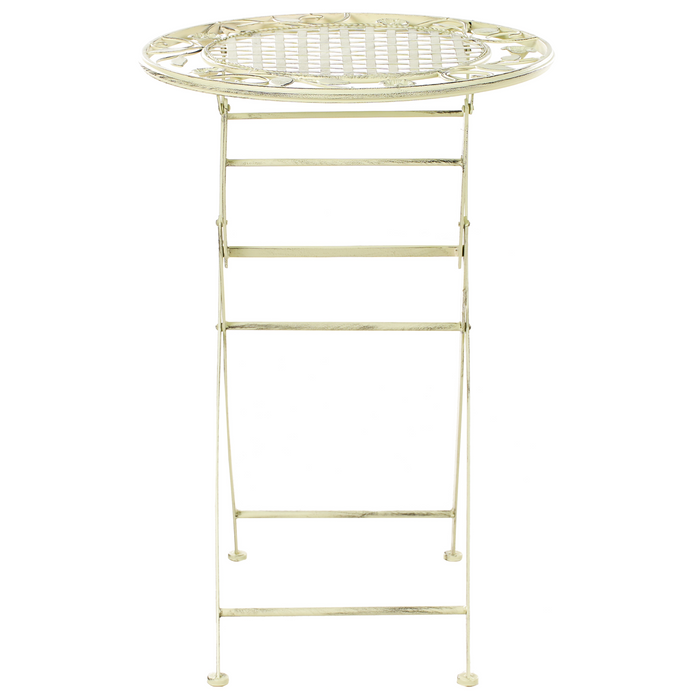 Beliani - BIVIO - Tuinbartafel - Lichtgroen - 60 x 60 cm - IJzer