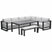 Garden Impressions Malakka lounge dining set 6-delig - valley sand