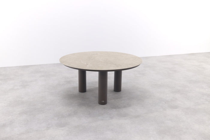 4 Seasons Arizona ronde tuintafel  Ø160 cm. - zand|terre