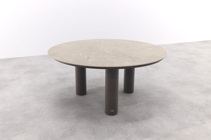 4 Seasons Arizona ronde tuintafel  Ø160 cm. - zand|terre