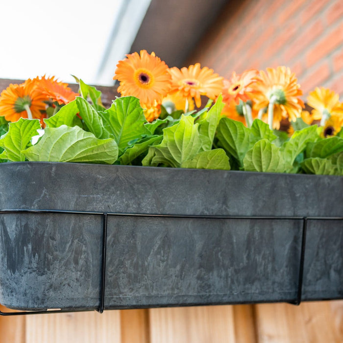 Artstone Balkonbak Claire - 55x16x17 - Grijs