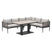 Garden Impressions Burela lounge dining set 5-delig rechts - taupe