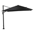 Hawaii Big Pole II parasol - 350x350 cm - carbon black - royal zwart