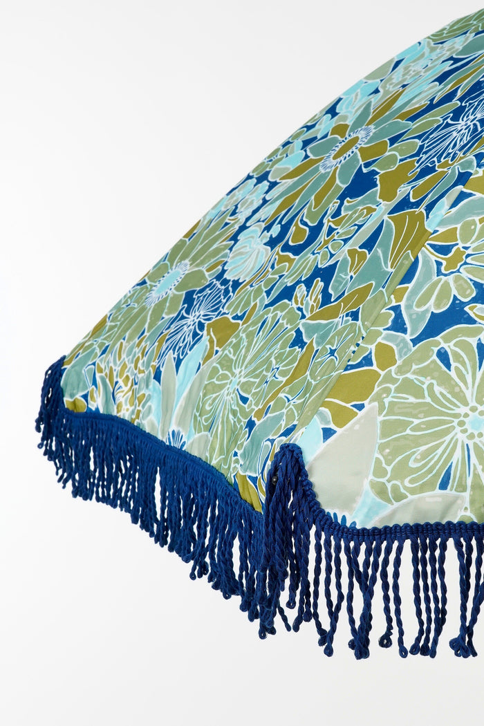 Mica Decorations Parasol - H238 x Ø220 cm - Blauw