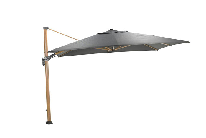 Hawaii Deluxe parasol - 300x300cm -  l. teaklook - royal antraciet
