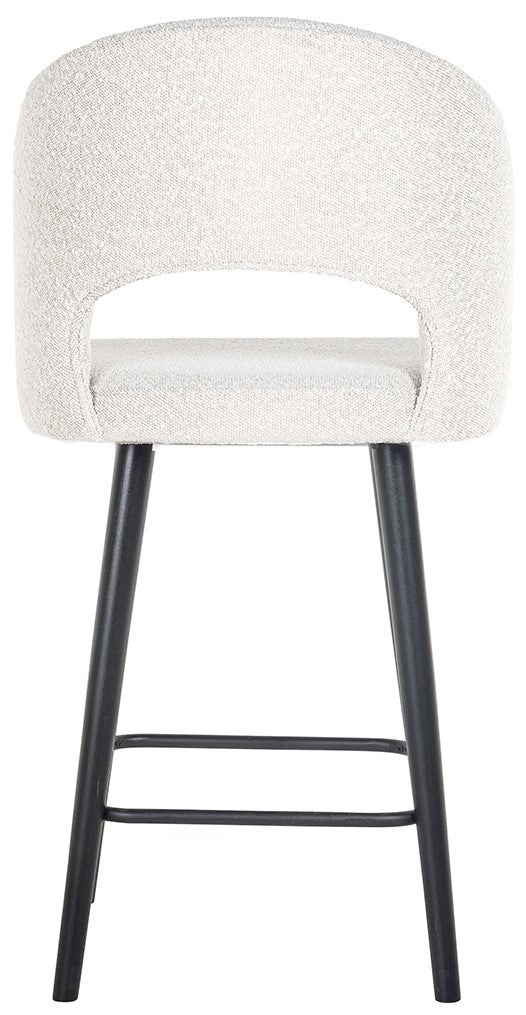 Richmond Interiors Savoy Counterstoel Wit Bouclé