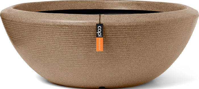 Capi Europe - Schaal laag Arc Granite - Warm taupe - 61x25