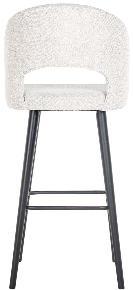 Richmond Interiors Savoy Barstoel Wit Bouclé