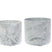 Artstone Pot Celine - Set van 4 - Grijs