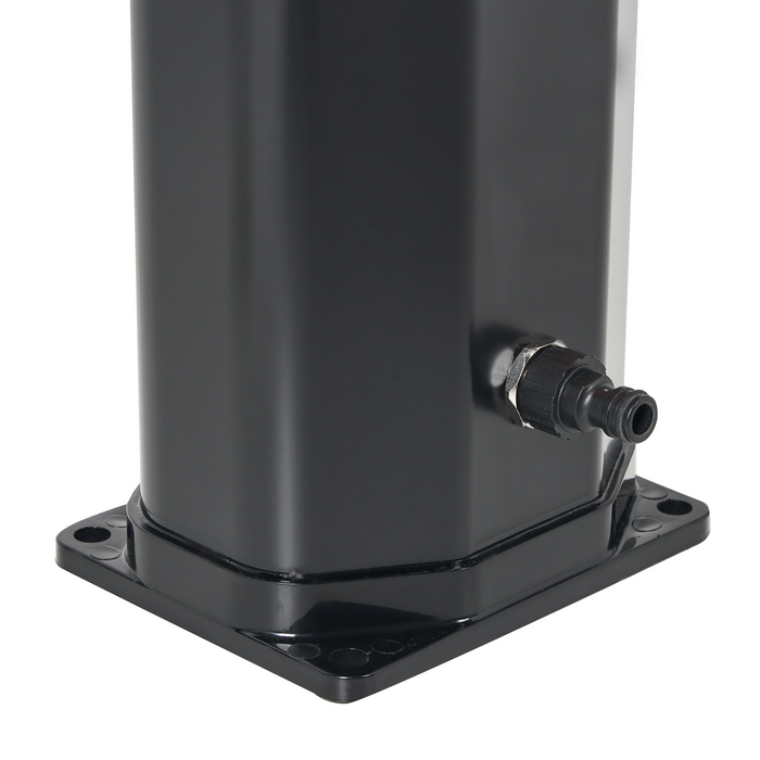 Beliani - TOPOCALMA - Buitendouche op zonne-energie - Zwart - PVC