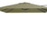 Platinum Challenger Zweefparasol T2 premium - 3x3 m. Lush Green