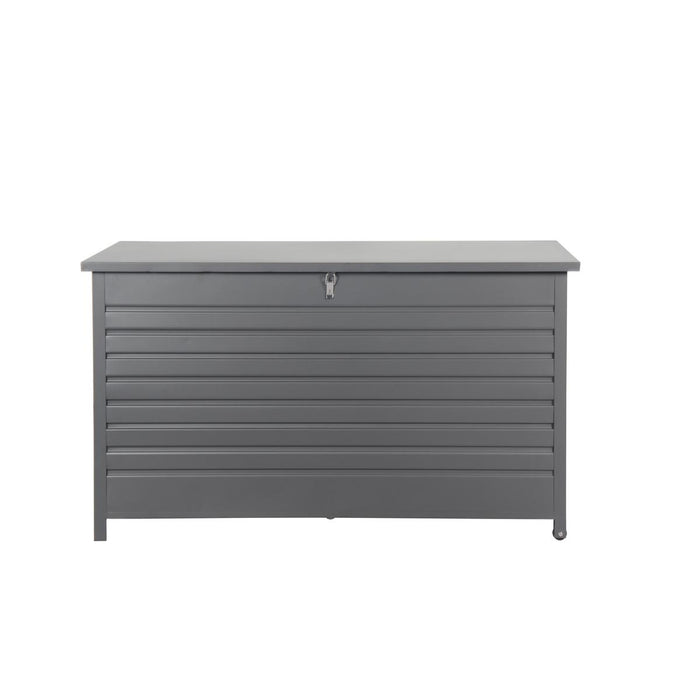 Cambridge kussenbox - aluminium -  170x97,5 cm - carbon black