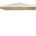 Platinum Challenger Zweefparasol T2 premium - 3x3 m. Champagne - Sand