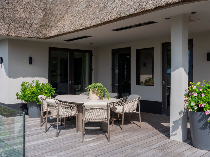 4-Seasons Allora dining tuinstoel - terre (1 stuk)