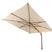 4 Seasons Finca Zweefparasol 300x400 cm. - beach|dark woodlook