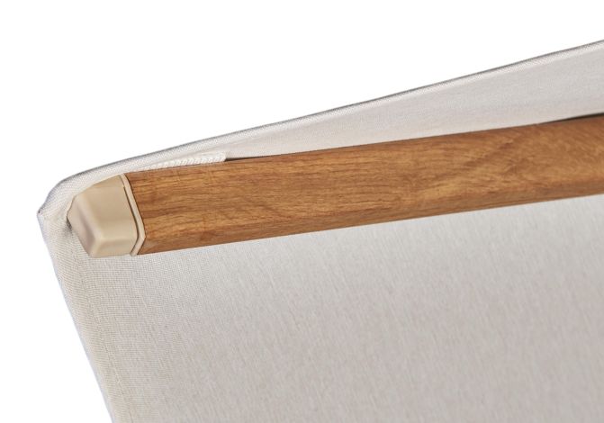 Platinum Challenger Premium T2 3x3 m Champagne Teak - met ingraafvoet en hoes