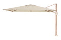 Platinum Challenger parasol T2 Premium - 2,6 x 3,5 m. - Champagne Teak