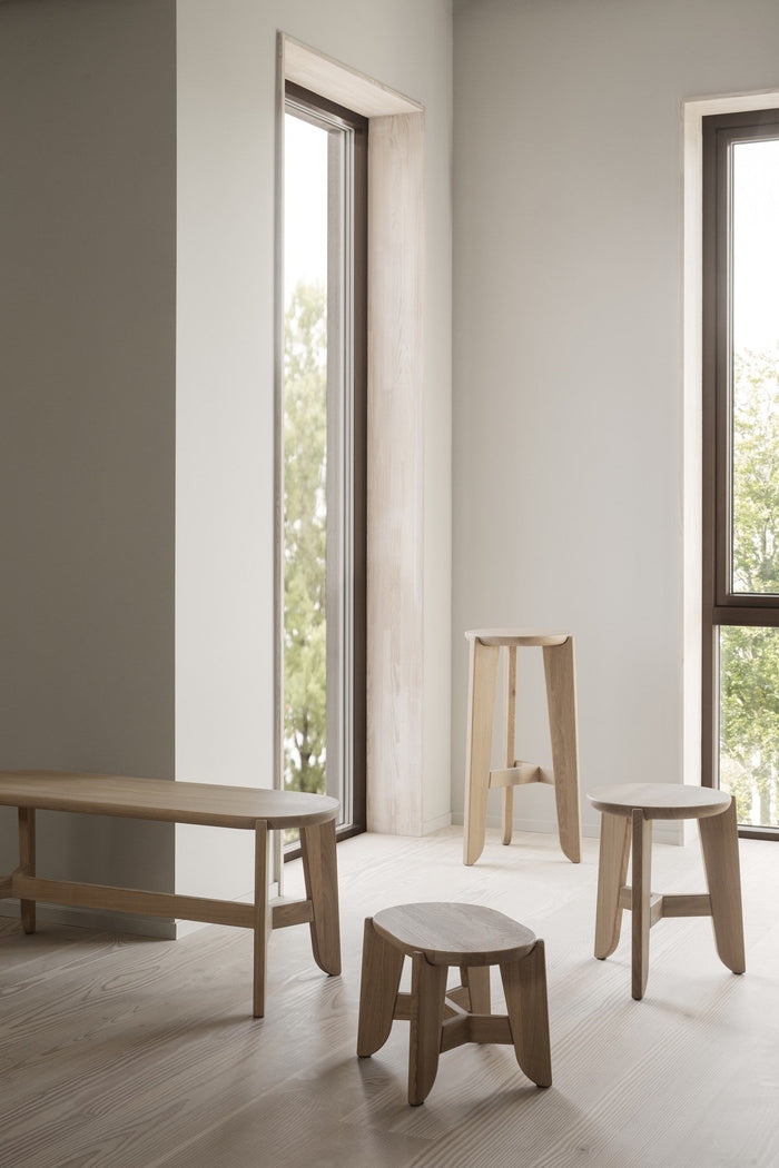 Eli Barkruk Eikenhout | Beige | Hout