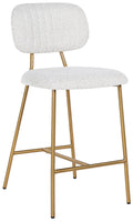 Richmond Interiors Xenia Counterstoel Wit Bouclé