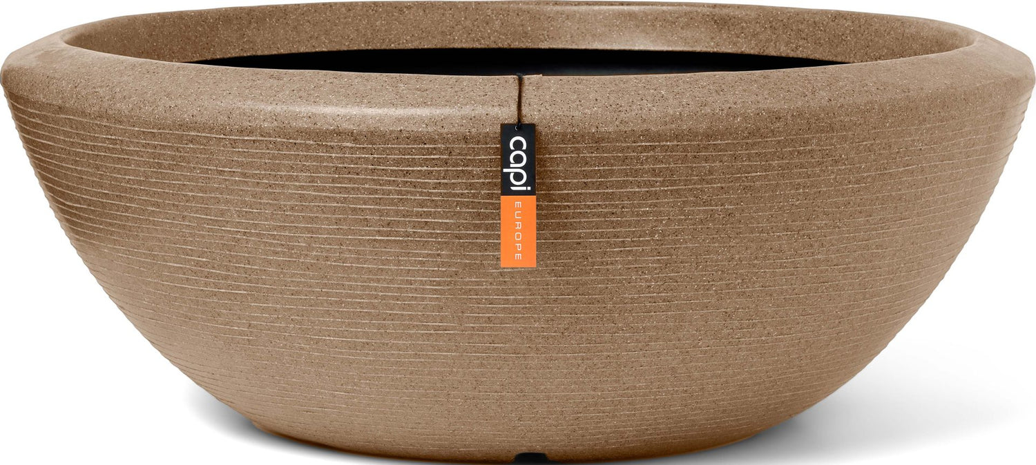 Capi Europe - Schaal laag Arc Granite - Warm taupe - 92x36