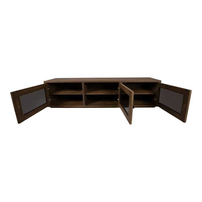 PTMD Oak TV Cabinet Armarium Glay