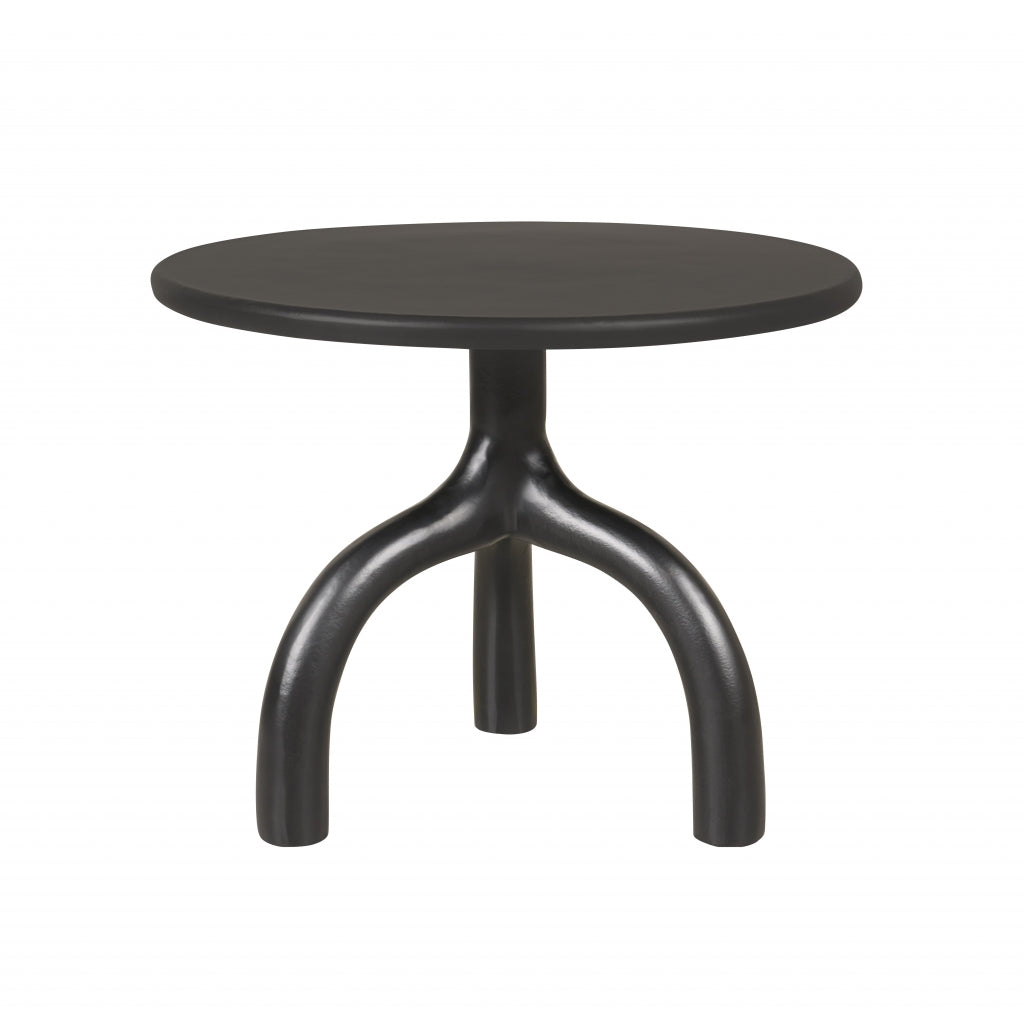 Salontafel Rora - Zwart - Glas - 60x48x60cm (BxHxD)