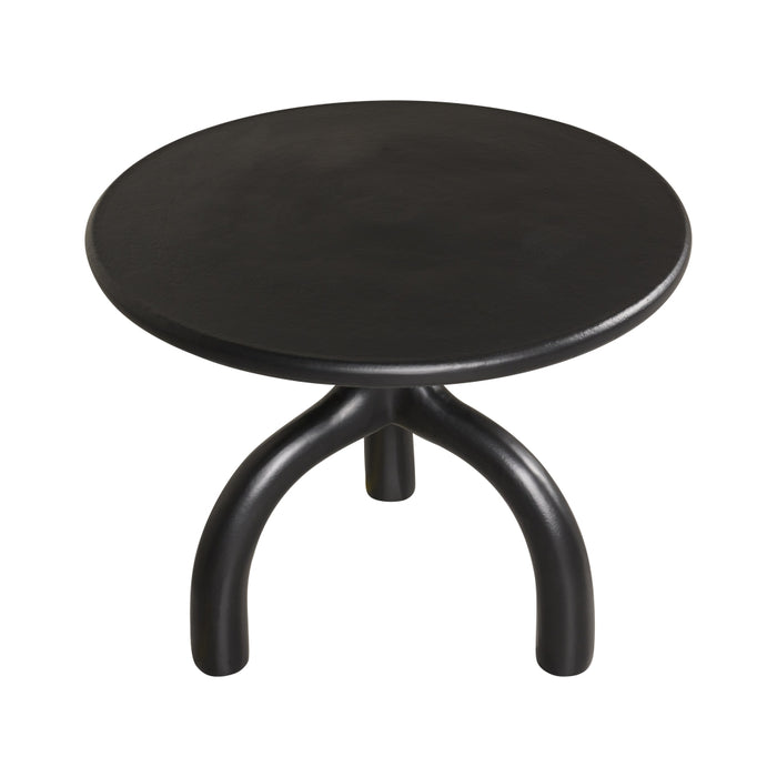 Salontafel Rora - Zwart - Glas - 60x48x60cm (BxHxD)